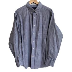 Cremieux Mens Button Down Long Sleeve Shirt with Contrast size L